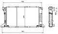 Радиатор охлаждения Ford Transit 25 td M 94